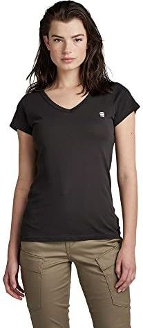 G-Star RAW - T-shirt - Wit - Biologisch Katoen - V-hals - Logoprint