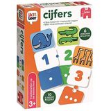 Jumbo Ik Leer Cijfers - Educatief spel voor kinderen vanaf 3 jaar - 10 spelletjes en activiteiten - Leer tellen en cijfers herkennen