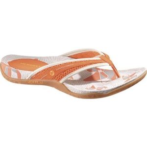 Merrell Lorelei Thong Teenslippers voor dames, Orange Lychee, 39 EU