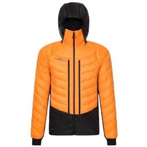 Rock Experience REMJ09981-C950 KAVICK PADDED MAN JACKET HERENJAS 0615 PERSIMMON ORANJE +0208 CAVIAR 3XL