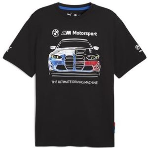 PUMA BMW M Motorsport Bold Graphic T-shirt voor Heren, Zwart, Maat S