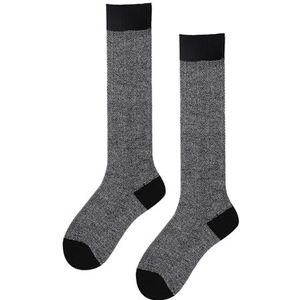 KUNERT Heritage Socks Kniekousen, Anthra Mel, 39-42 Heren, antraciet gemêleerd., 39-42