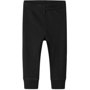 Name It - NbnWax - Leggings - Zwart - Wol - Rib