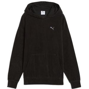 Puma - Hoodie - Puma Black - 68% Katoen 32% Polyester - Met Capuchon