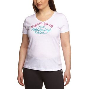 ESPRIT SPORTS dames T-shirt, E64600, Plus Size/oversized