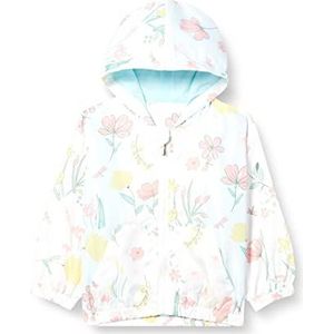 EULLA Sweatshirt met capuchon, bloemenwit, 5-6 jaar Girl's, wit, bloemen, 5-6 Jaren