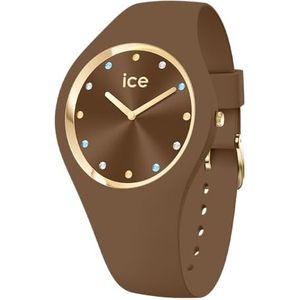 Ice-Watch - ICE cosmos Cappuccino - dames horloge bruin met kunststof band - 022285 (Small +)