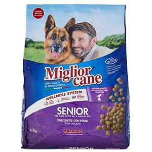 Migliorcane Senior croquettes Chicken - Dog Food - Dry - 4kg