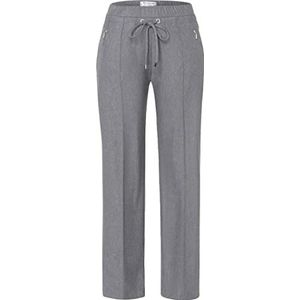 Raphaela by Brax Dames Peggy Slip met trekkoord, flared broek, zilvergrijs, 38