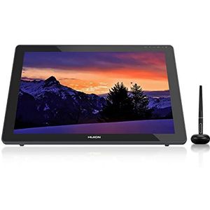 HUION Kamvas 22 grafisch tablet met display, 2020 nieuwe 21,5 inch FHD tekenmonitor, nieuwe PW517 pen om te tekenen, ideaal voor online onderwijs en werken op afstand