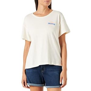 MUSTANG Dames Alina C Print T-Shirt, Whisper White 2013, XS
