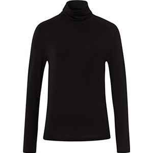 BRAX Dames Style FEA LAB Sporty Jersey rolkraagshirt Sweatshirt, Zwart, 38