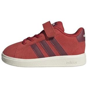 Sneakers - Zwart - Leer/Suède - Velcro Sluiting - Logoprint