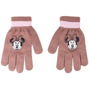 Disney Minnie Mouse Handschoenen voor koud weer, bruin, standaard, uniseks, kinderen, Bruin, Estándar