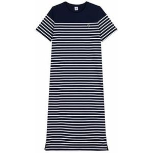Petit Bateau Jurk met korte mouwen voor dames, Blauw/Wit, S