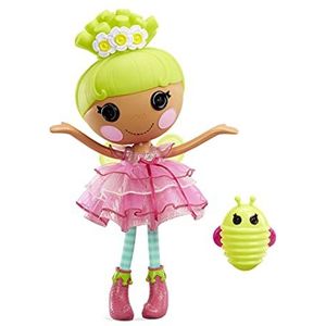 Lalaloopsy 576877EUC Doll Pix E. Flutters met huisdier Firefly - 33 cm Fairy pop met veranderbaar roze outfit & schoenen, In een herbruikbaar huis speelset pakket - Voor 3-103 jaar