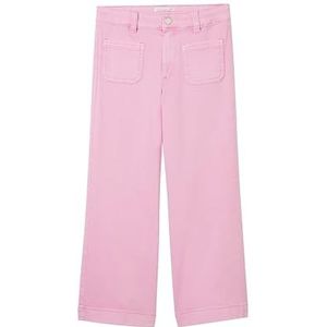 TOM TAILOR Meisjesbroek met wijde pijpen, 35247 - Fresh Summertime Pink, 134 cm