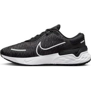 Nike W Renew Run 4, Damessneakers, Zwart Wit Antraciet, 40 EU