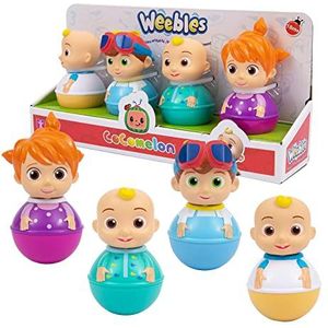 WEEBLES - COCOMELON - 4 Figuren - Speelgoed - Voor Kinderen Vanaf 1 Jaar