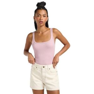 Lee Dames Square Tank T-Shirt, Soft Mauve, L