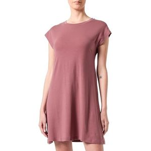 VERO MODA Dames Vmava Sl Knee Dress JRS Noos Keid, rosébruin., S