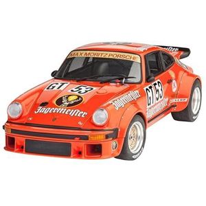 Revell Modelbouwset auto 1:24 - Porsche 934 RSR ""Jägermeister"" in schaal 1:24, niveau 3, getrouwe replica met veel details, 07031, 10 jaar tot 99 jaar, medium