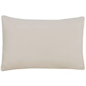 Sleepdown 100% bamboe katoenen huisvrouw kussenslopen van 2 stuks - luxe kussenslopen super zachte hotelkwaliteit ademende effen stof - natuurlijk - 48 cm x 74 cm