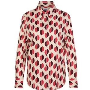 Seidensticker Damesblouse met lange mouwen, regular fit, bordeauxrood, 38