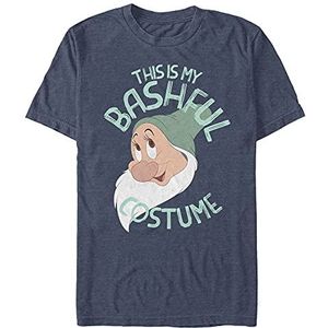 Disney Heren Bashful Costume T-shirt, Heather Navy, S