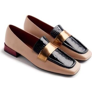 Gioseppo - Fridley - Loafers - Metallic - Slangenprint - Gewatteerde Zool