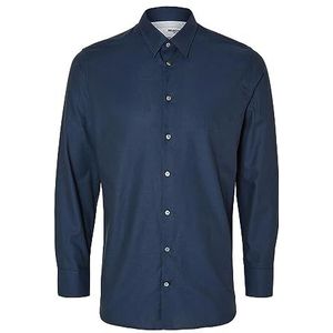 SLHSLIMSOHO-Detail Shirt LS NOOS, navy blazer, L