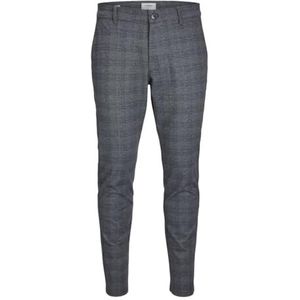 JREBMICHAEL Slim PREP NOOS, donkergrijs/detail: check, 29W / 32L