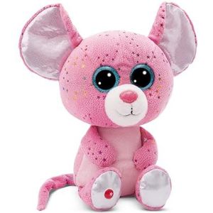 Knuffel GLUBSCHIS muis Miss Mausie 25cm wiebelend