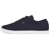 Tommy Hilfiger - Canvas Lace Up Sneakers - Ruimte Blauw - Dames