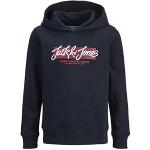 Jack & Jones - JJURBAN - Sweatshirt - Navy - Rood - Wit