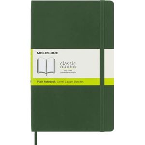 Moleskine - Klassiek geruit notitieboek - softcover met elastische band - kleur mirt groen - formaat A5 13 x 21 - 192 pagina's