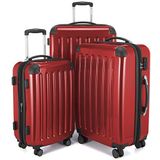 HAUPTSTADTKOFFER - Alex - handbagage harde schalen, rood, Koffer-Set, kofferset