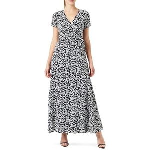 COBIE Wikkeljurk voor dames, zwart, wit, S