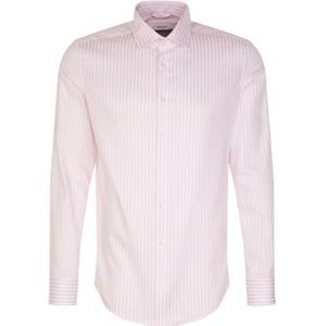 Overhemden - Rosé - Regular Fit - Lange Mouwen - Kentkraag