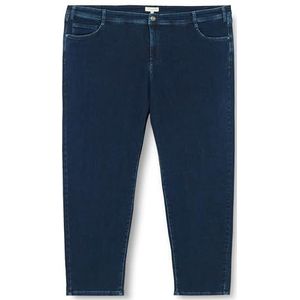 Triangle Jeans voor dames, denim broek, curvey, smalle pijpen, Blauw, 60