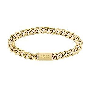 BOSS Jewelry CHAIN FOR HIM Collection Kettingarmband voor heren, geelgoud - 1580403M