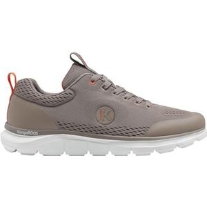 KangaROOS K-MKT Dore Sneakers voor heren, Stone Brown/Flame, 41 EU, Stone Brown Flame, 41 EU