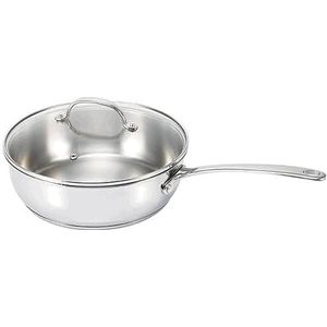 Beka Belvia RVS sauteerpan met glazen deksel 24 cm