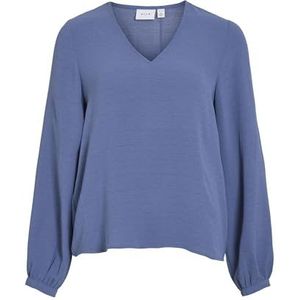 VisuraSHIL V-hals L/S TOP/R/DFS, Bijou Blue., 36