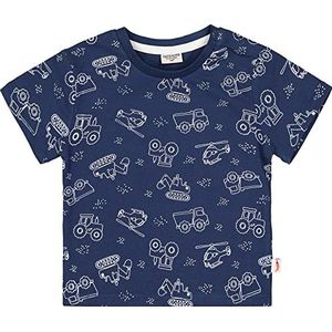 SALT AND PEPPER Baby-jongens Allover voertuig print uit OC T-shirt, Ink Blue, 62