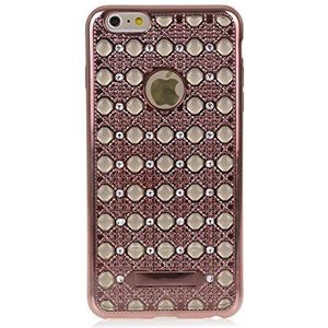 Silica DMS011PINK metallic siliconen beschermhoes voor Apple iPhone 6 Plus roze