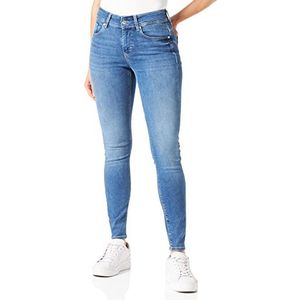 VERO MODA Vmluna Ss Short Dress Noos Jeans voor dames, blauw (medium blue denim), (XS) W x 32L