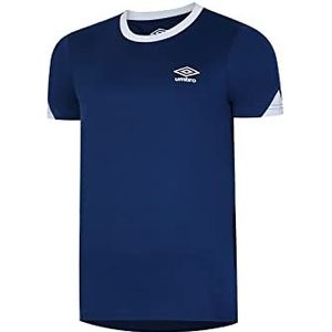 Umbro Heren Total Training Jersey T-shirt, Donkerblauw, M