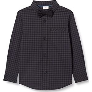 s.Oliver Junior Boy's hemd met lange mouwen, grijs, 92-98, grijs, 92/98 cm