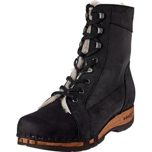 Woody Heike Enkellaarzen voor dames, zwart, 37 EU, zwart, 37 EU
